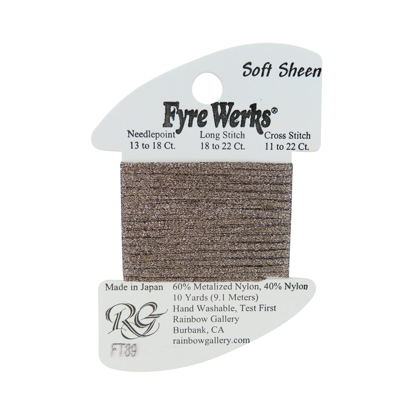 Fyre Werks Misty Beige Soft Sheen FT89