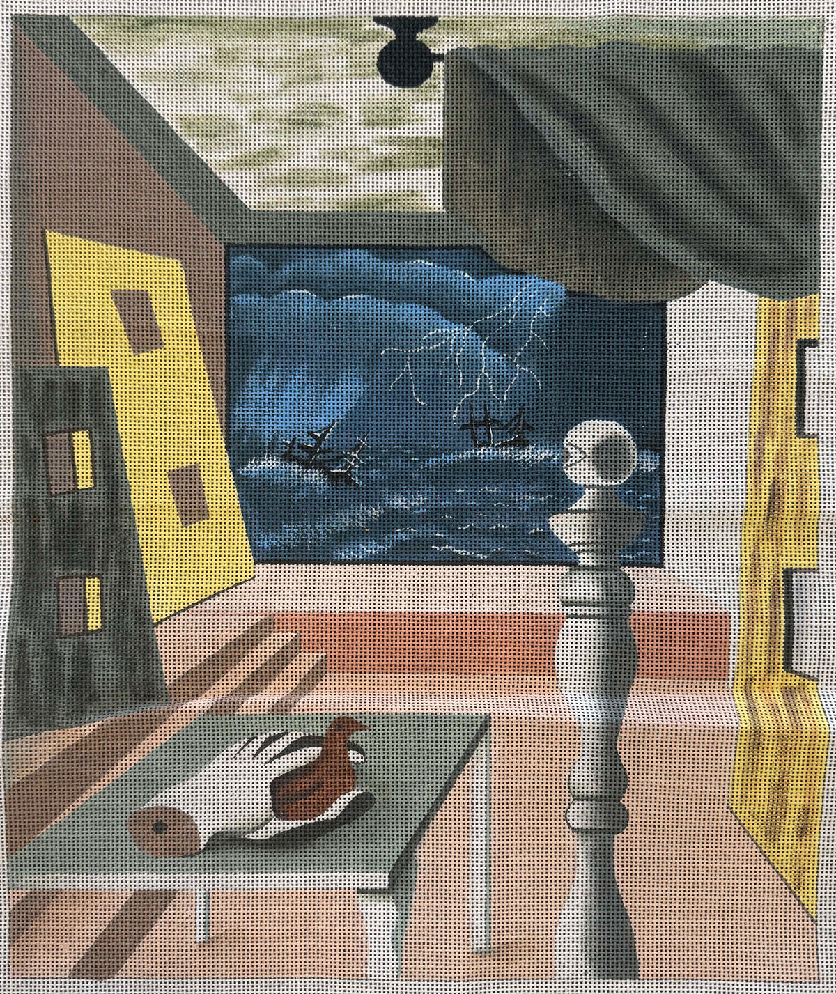 Art Reproduction - The Difficult Crossing by Magritte