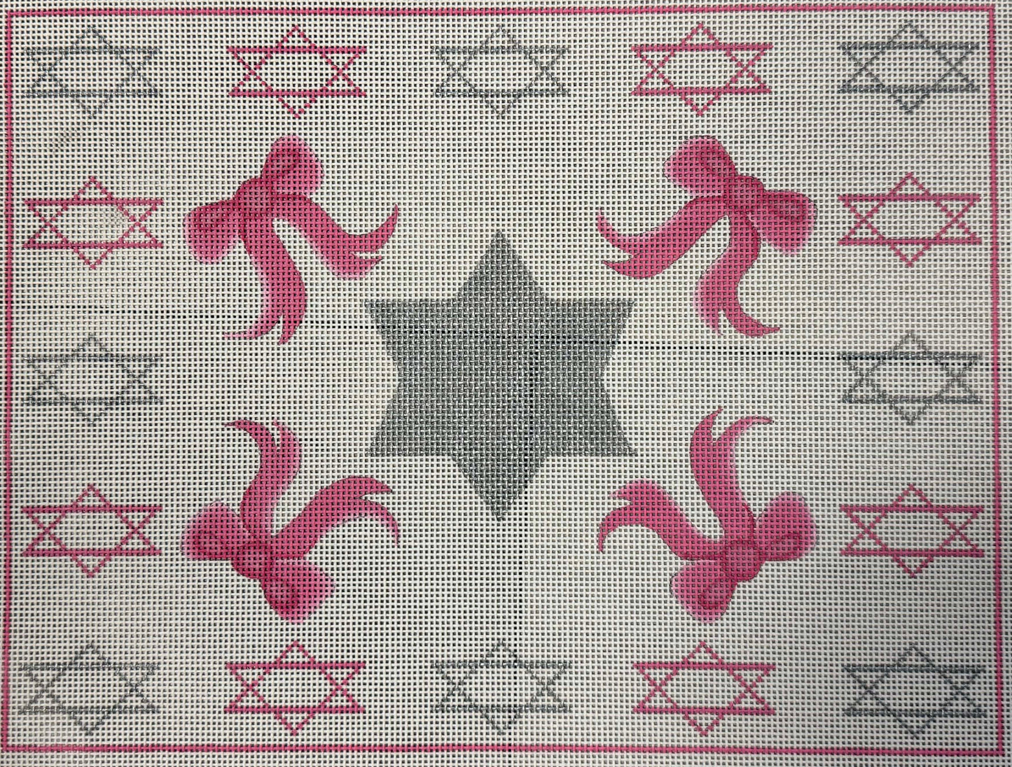 Star and Pink Bows Tallit