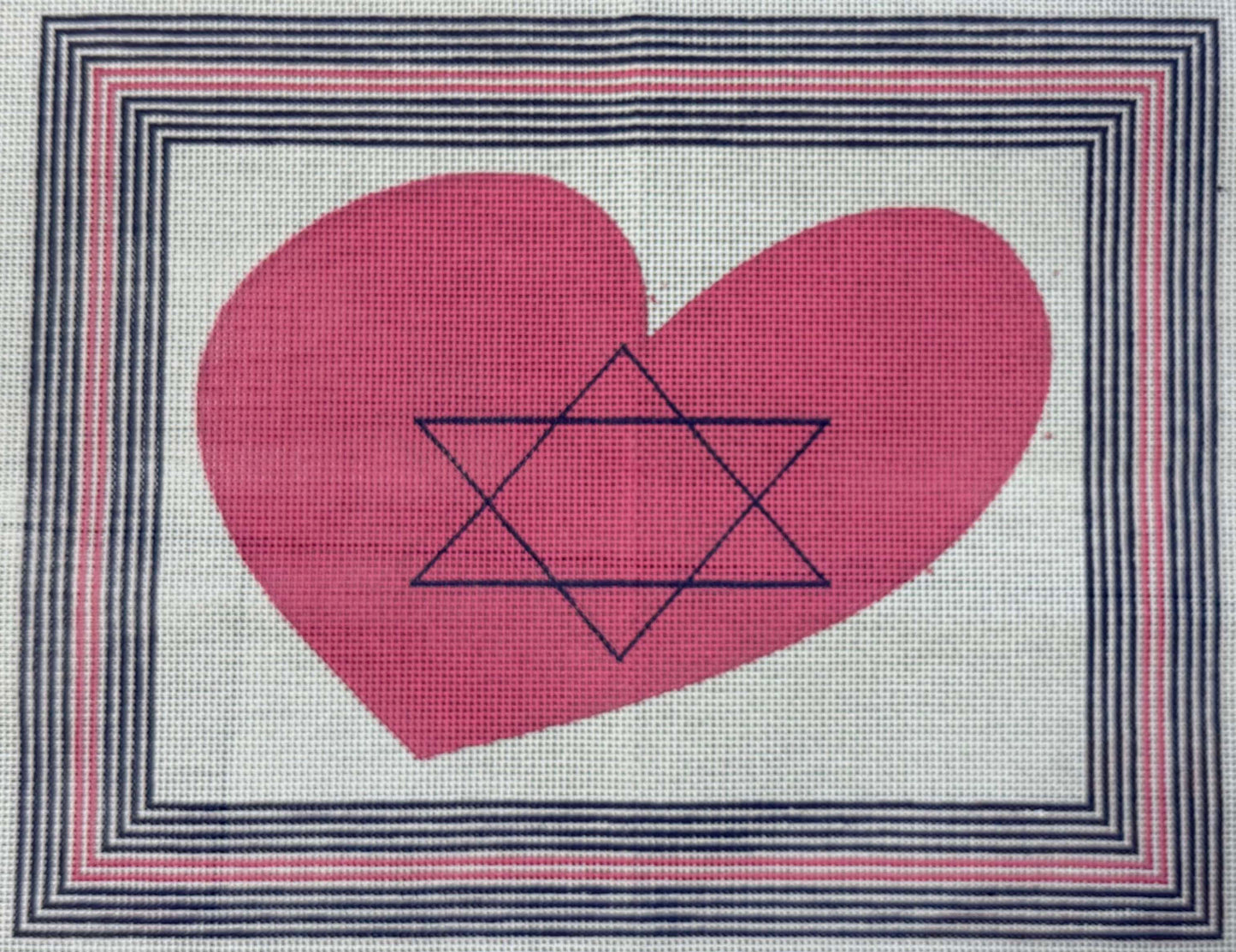 Peace Symbol in a Heart Tallit