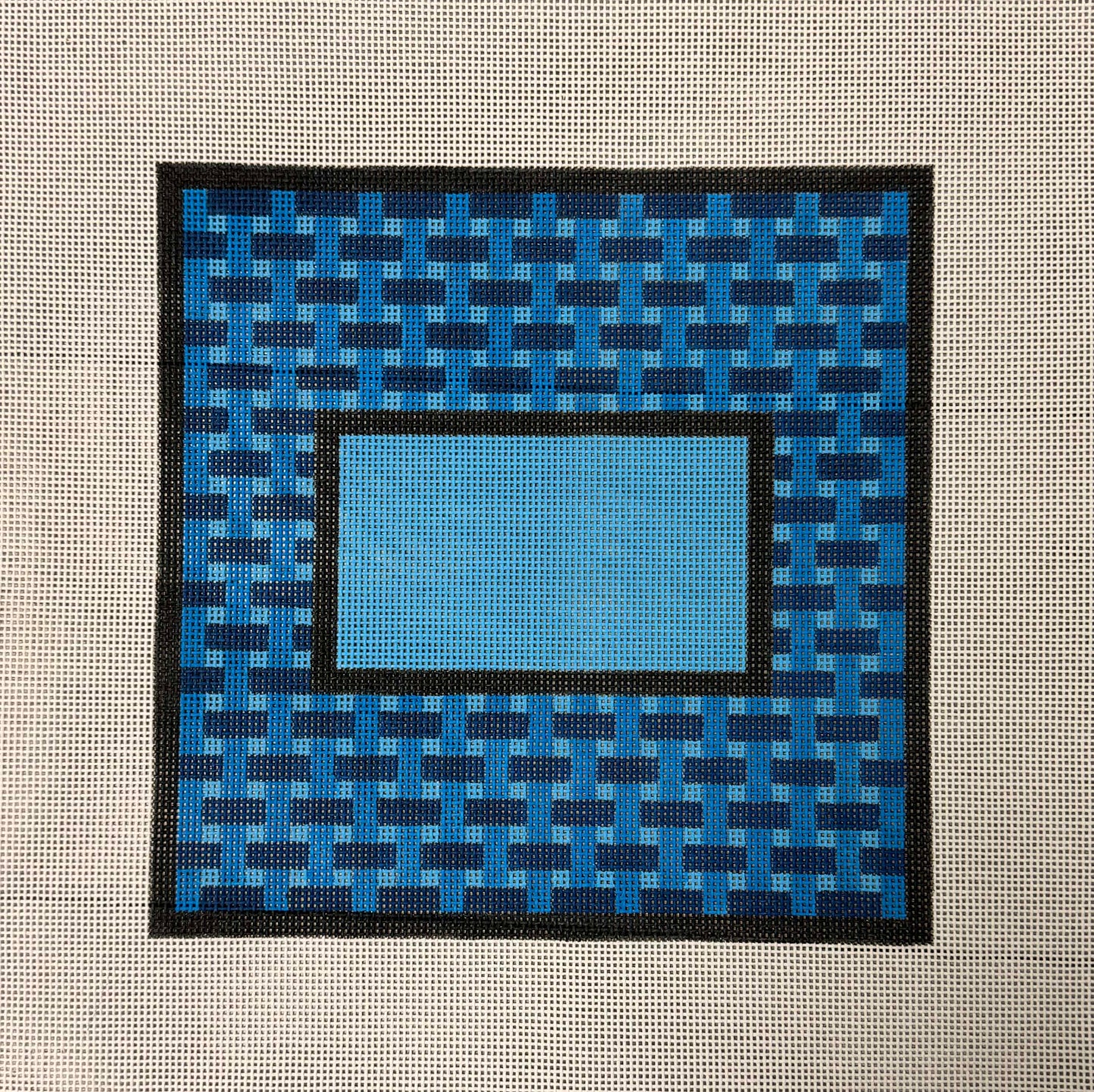 Woven Tefillin Blue on Blue