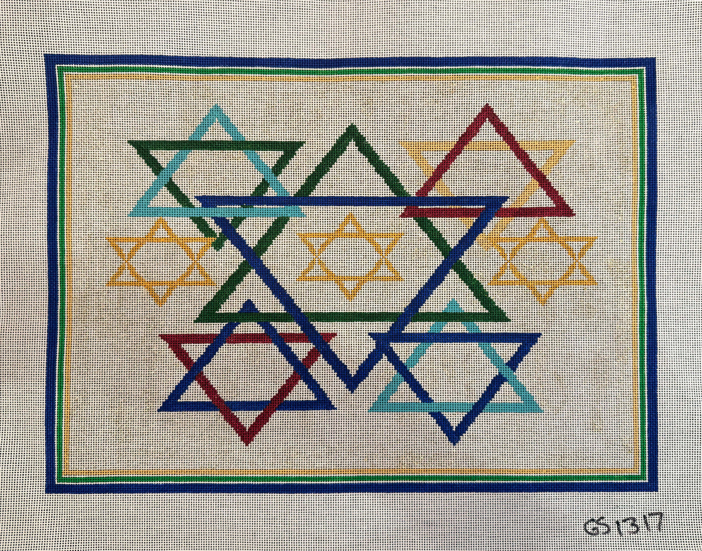 Colorful Brilliant Star Challah Cover