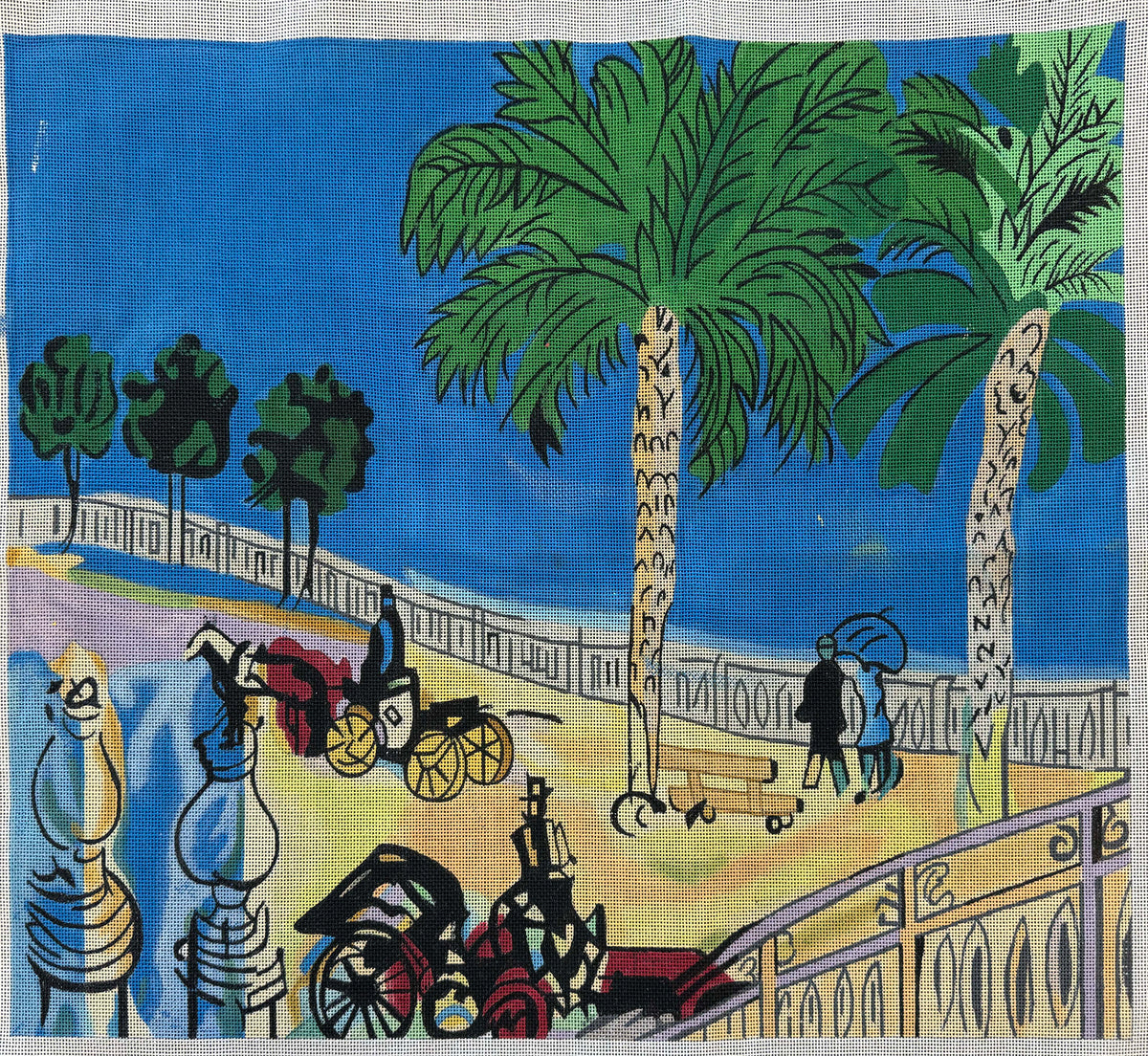 Art Adaption of Le Casino de la Jetés by Dufy