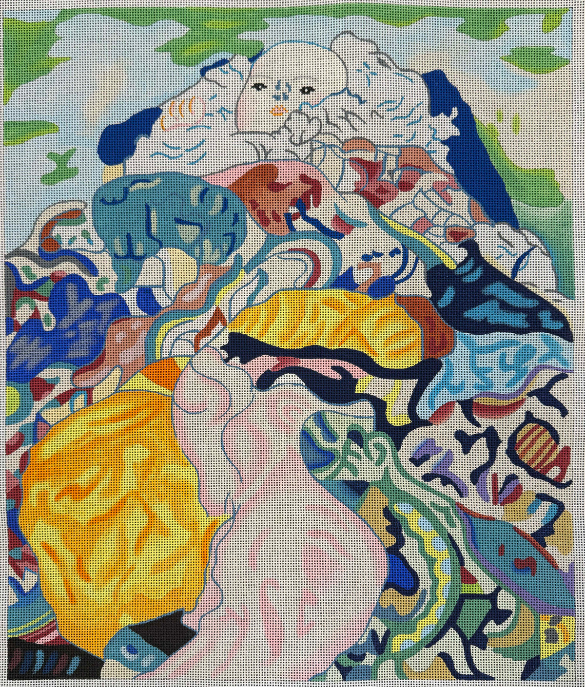 Art Reproduction - Baby Cradle by Klimt