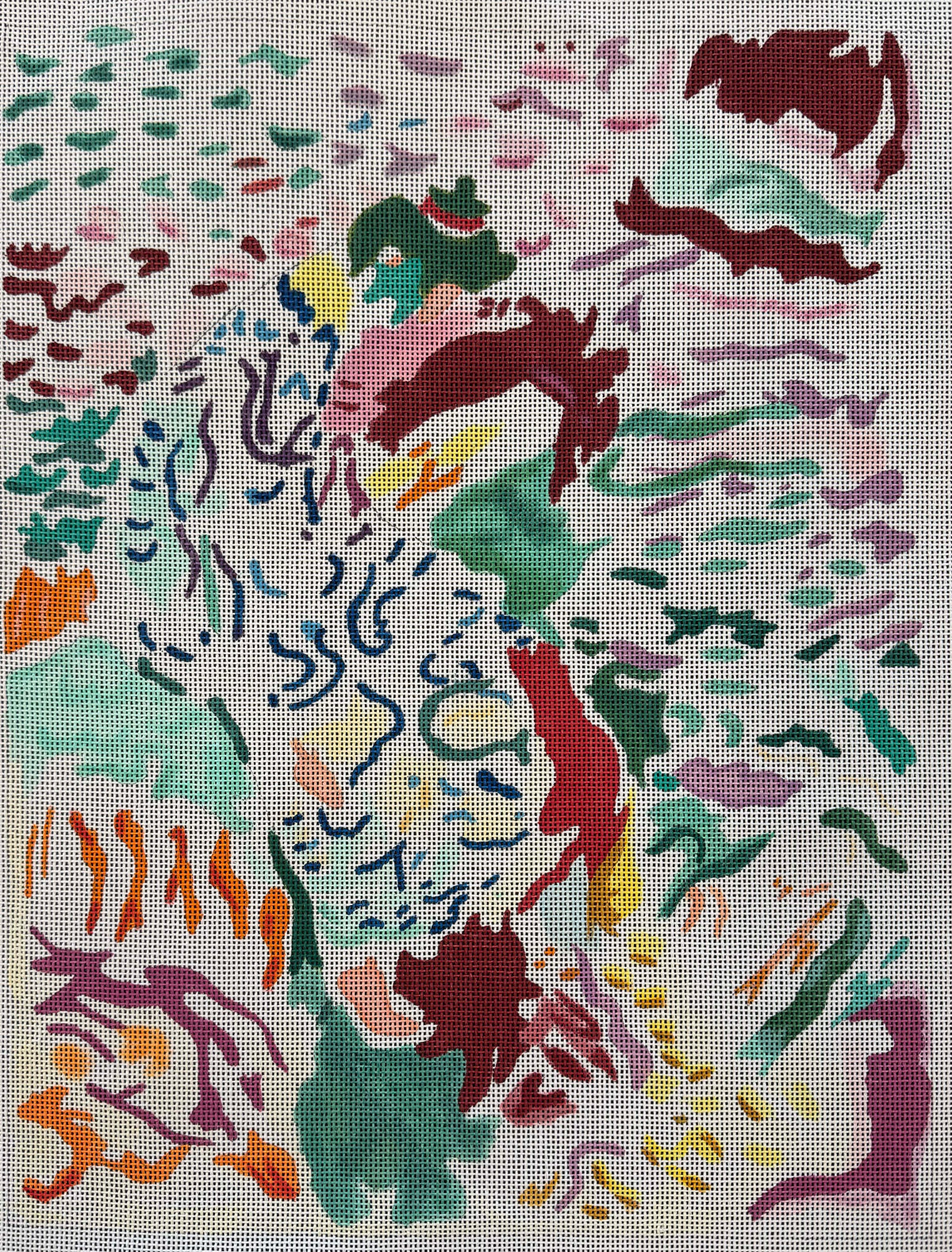 Art. Adaption of La Japonaise: Woman beside the Water by Matisse
