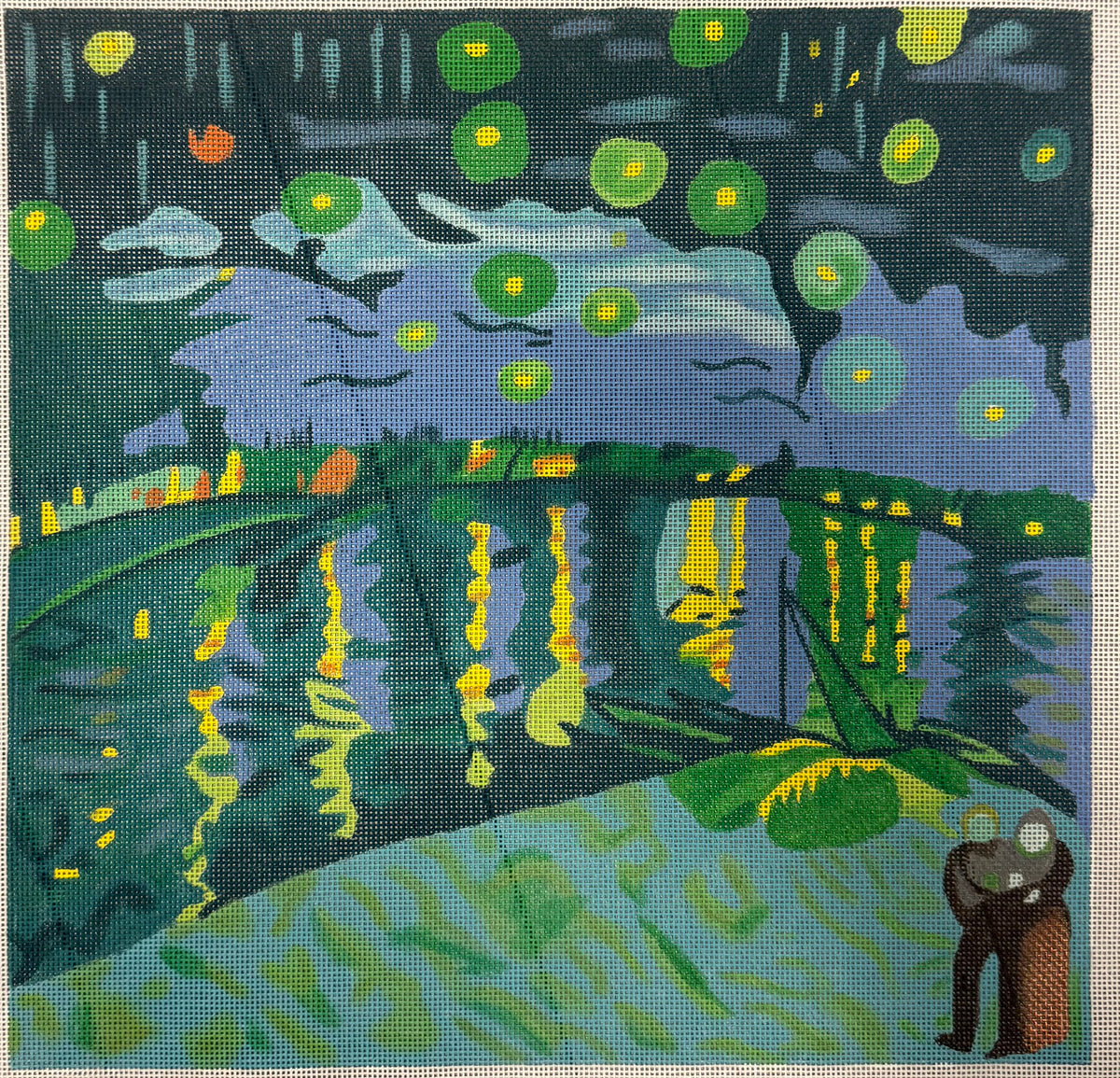 Starry Night Over the Rhône by Van Gogh
