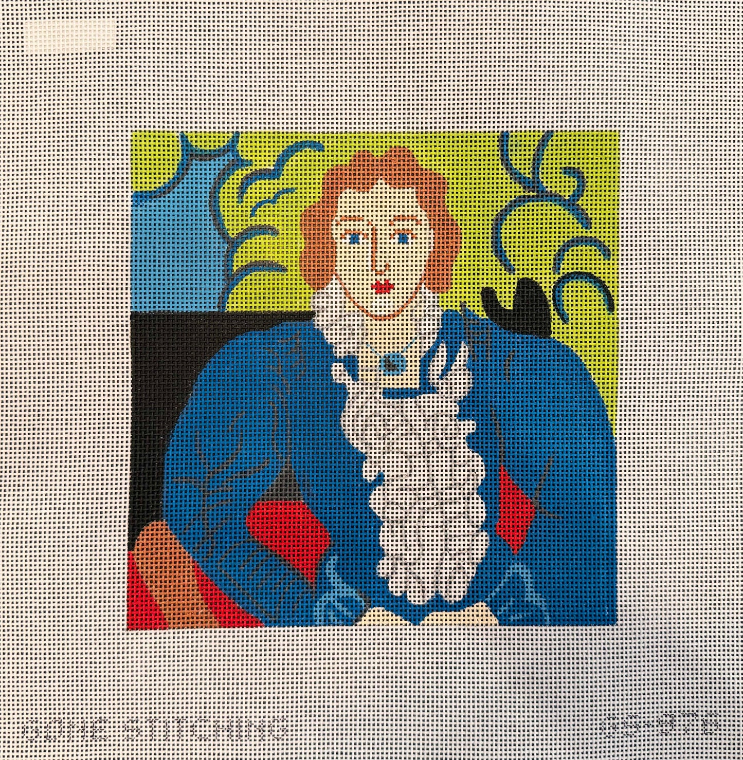 Woman in Blue