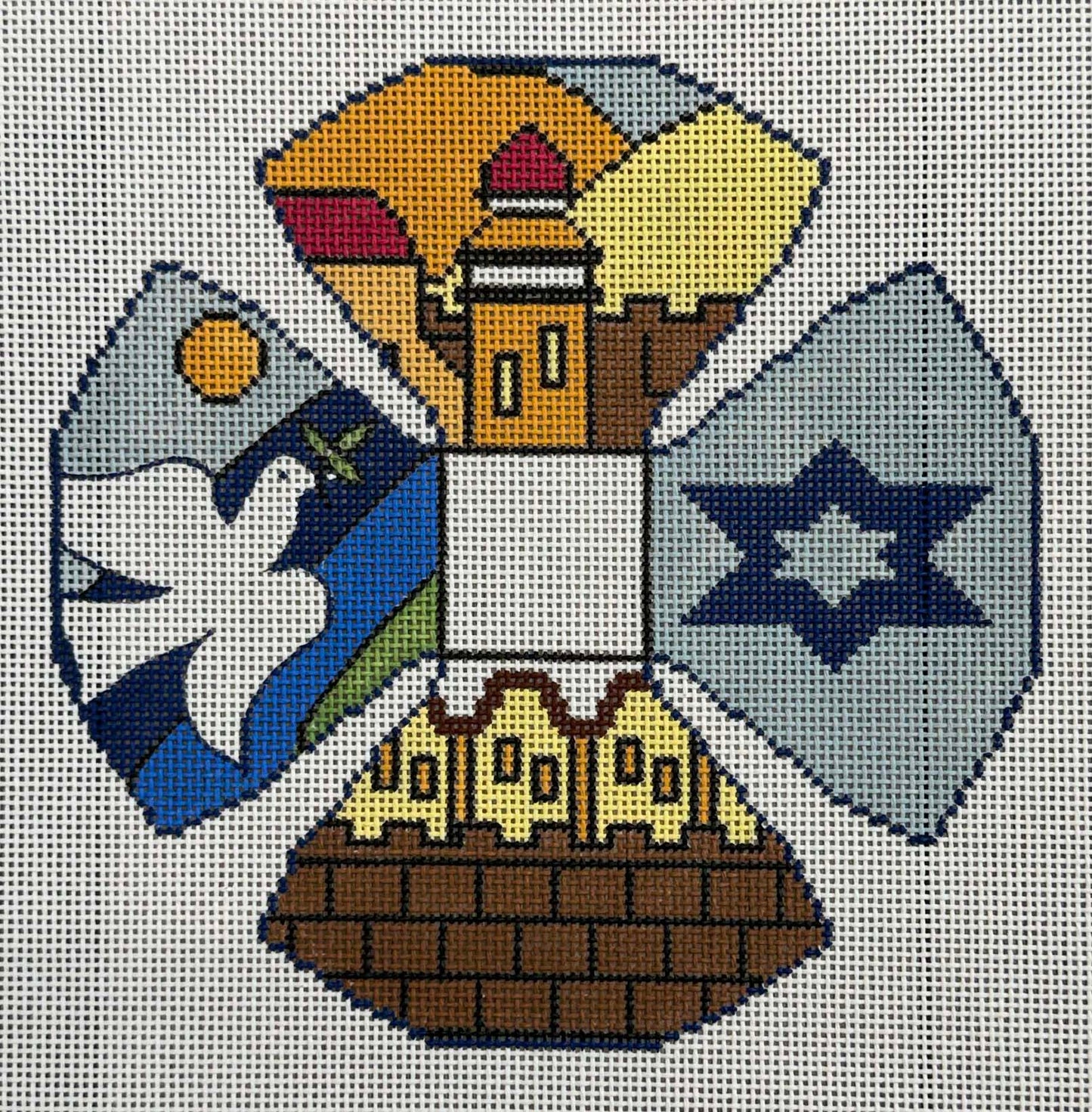 Noah's Dove Kippa