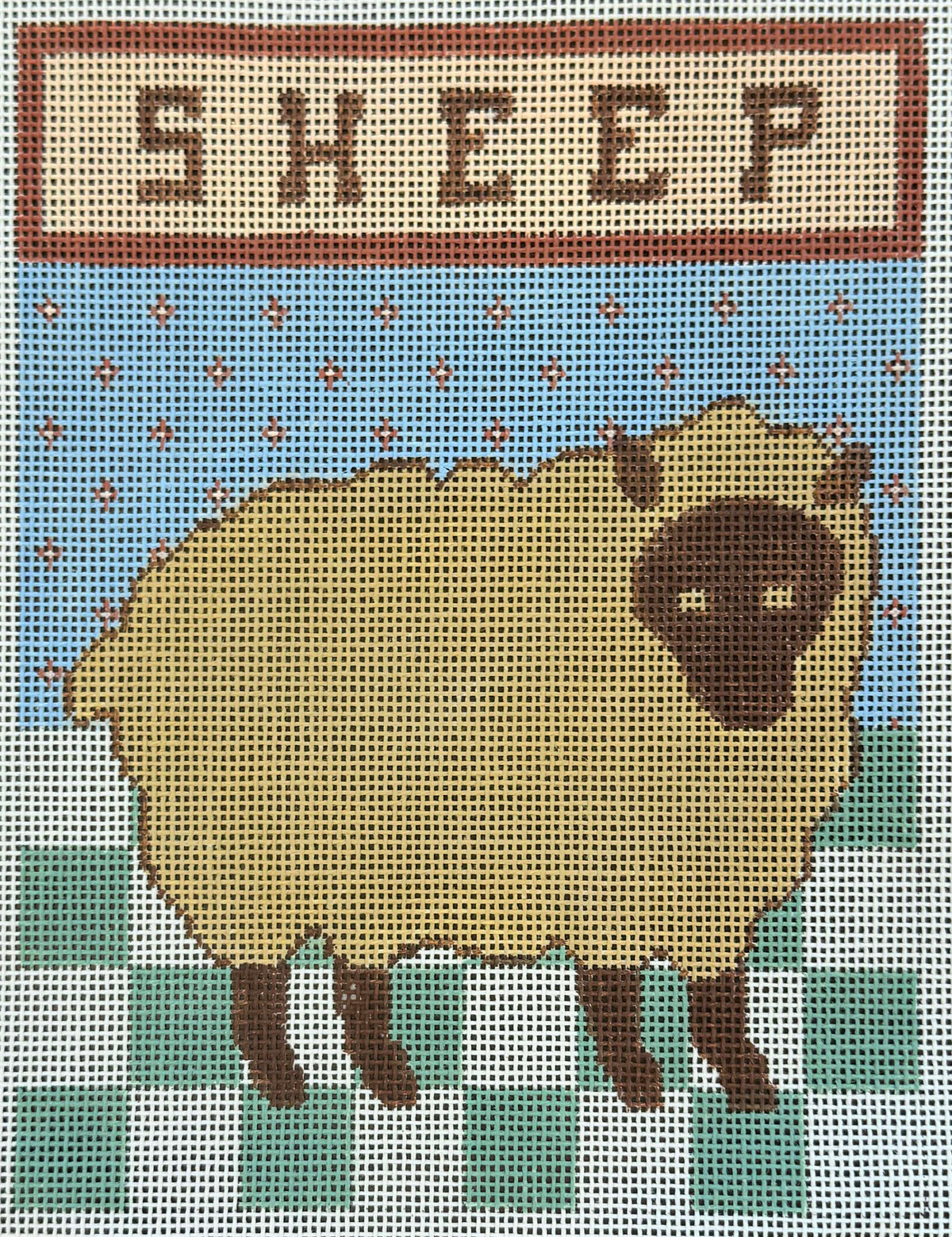 Vintage Canvas - Country Kitsch Sheep