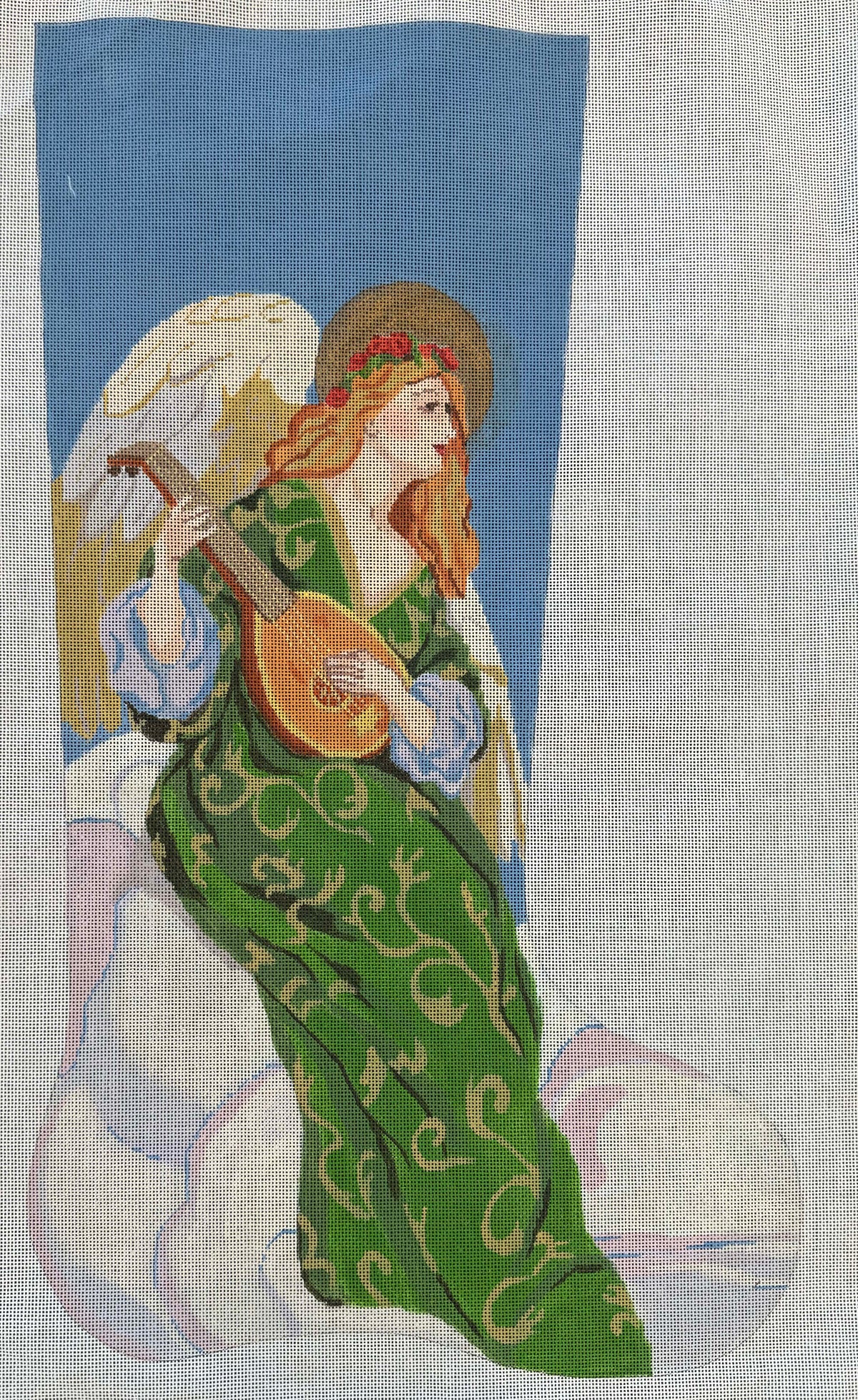 Vintage Canvas - Angel and Lute