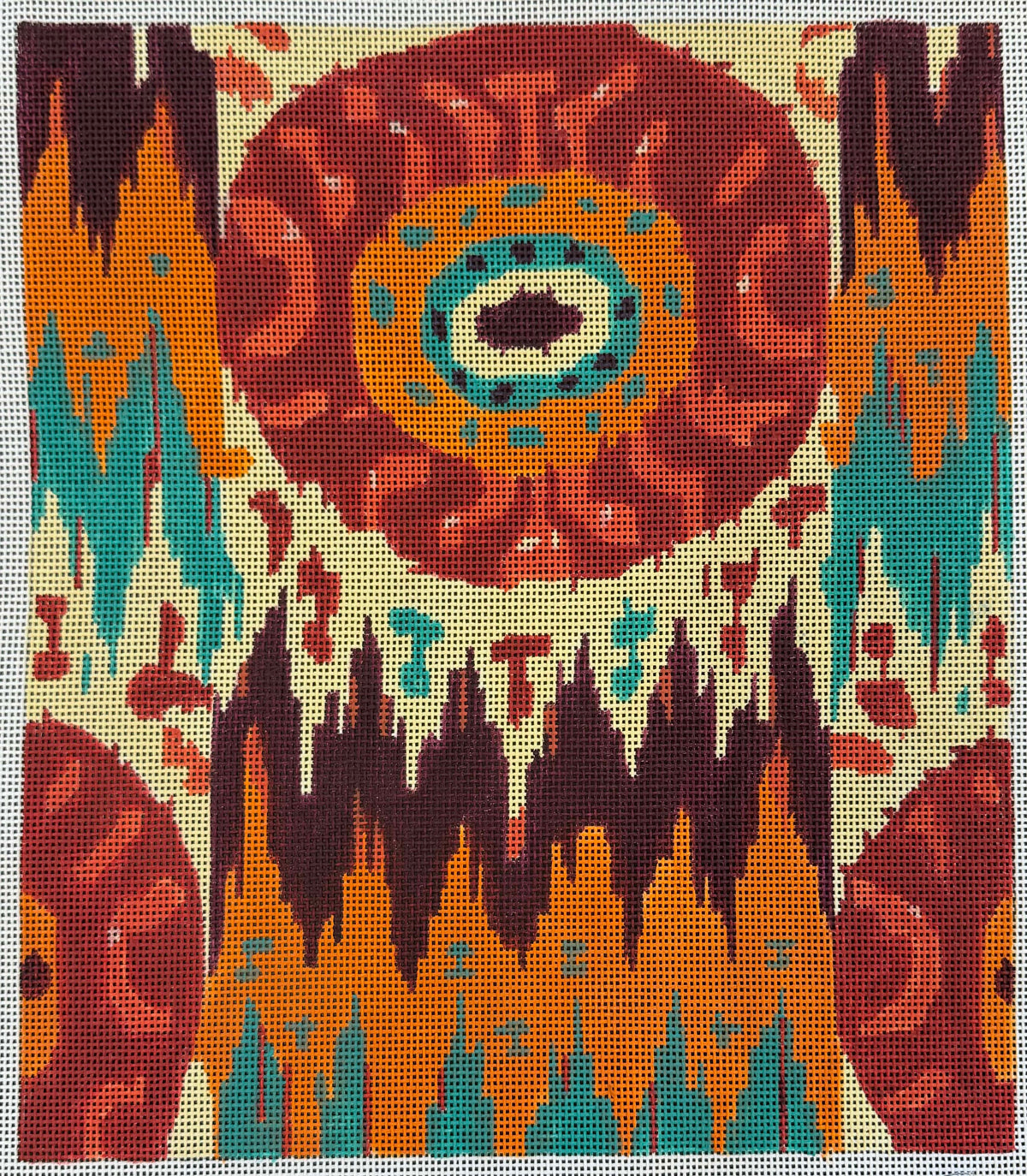 Vintage Aviva Canvas - Abstract #4
