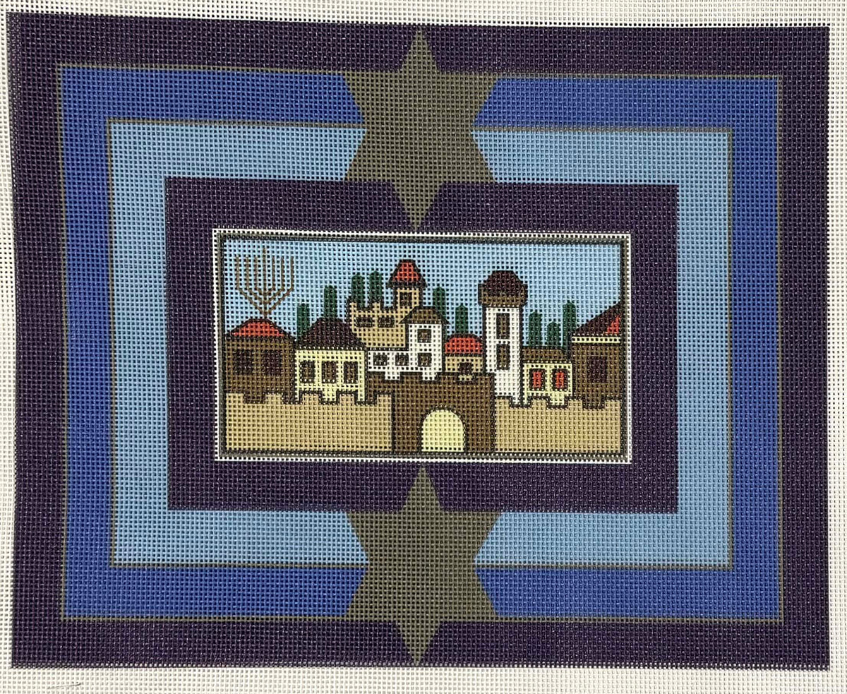 Star Over Jerusalem Tallit Bag - UV Printed