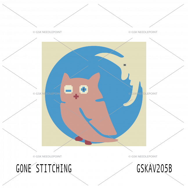 Beginner Canvas: Owl and Moon