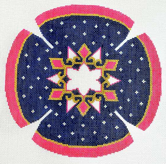 Geometric Star Yarmulke