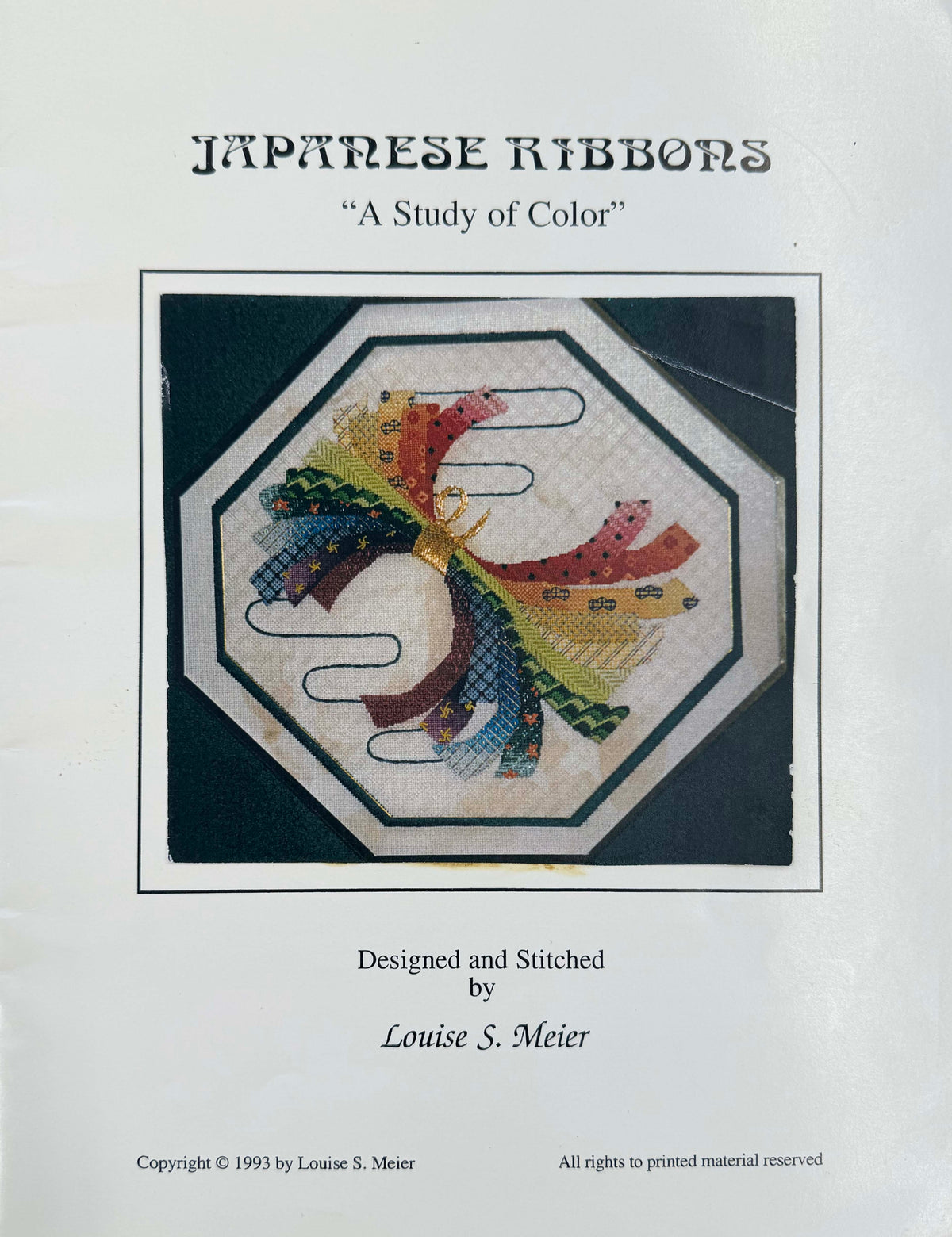 Japanese Ribbons Stitch Guide by Louise S. Meier