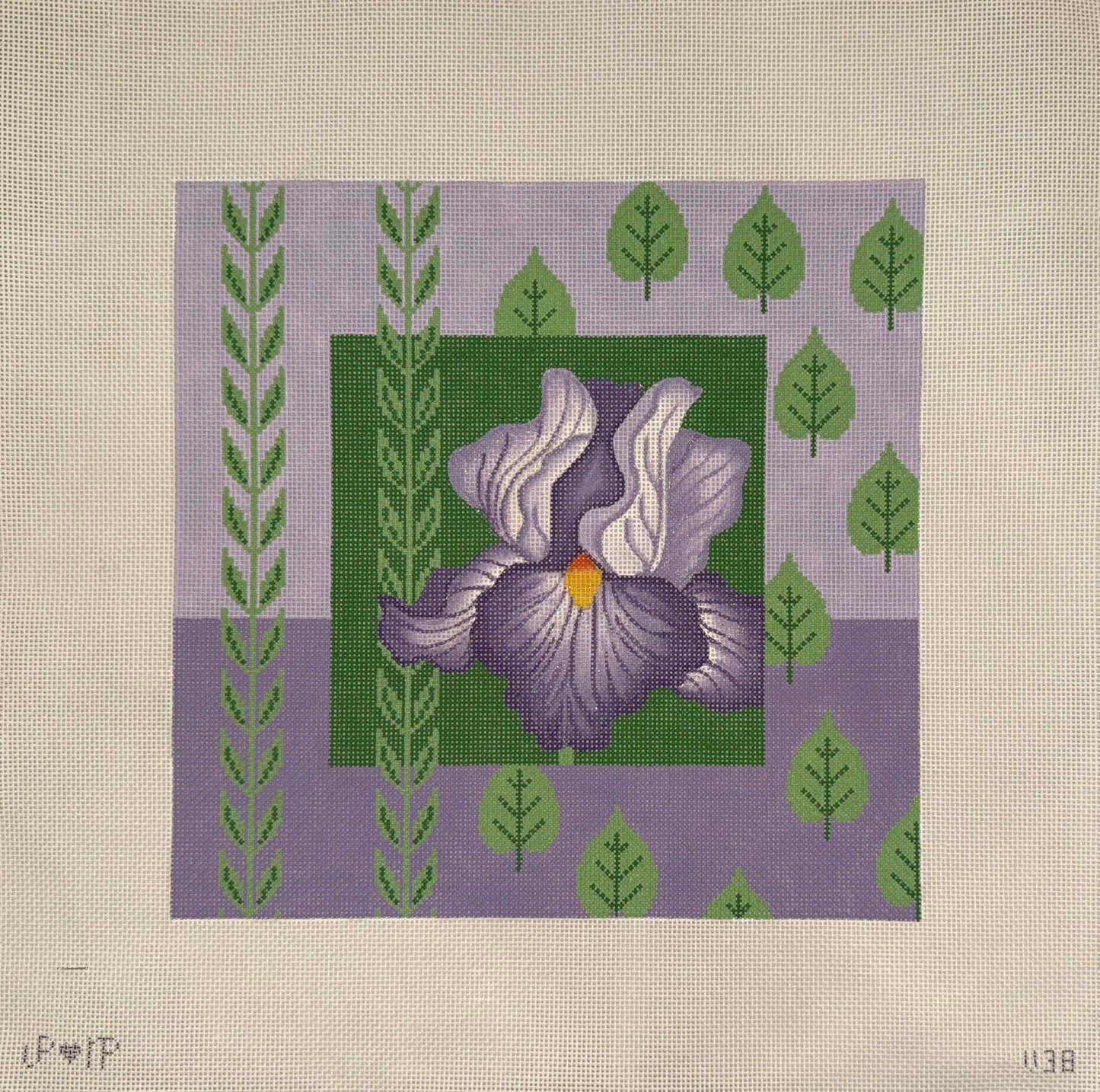 Blue Iris - JP Needlepoint