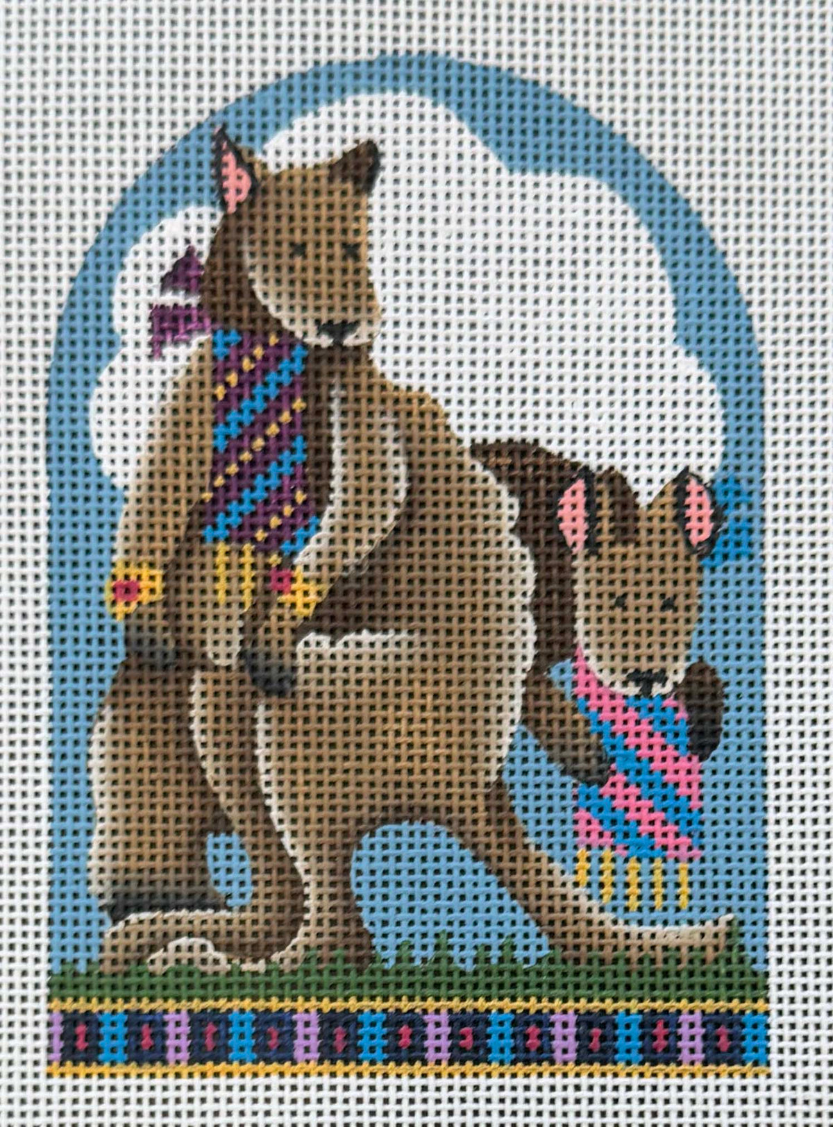 Kangaroos with Bibs