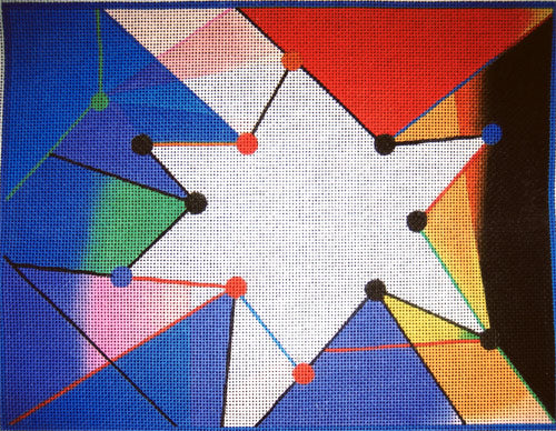 Open Star Dot Tallis Bag