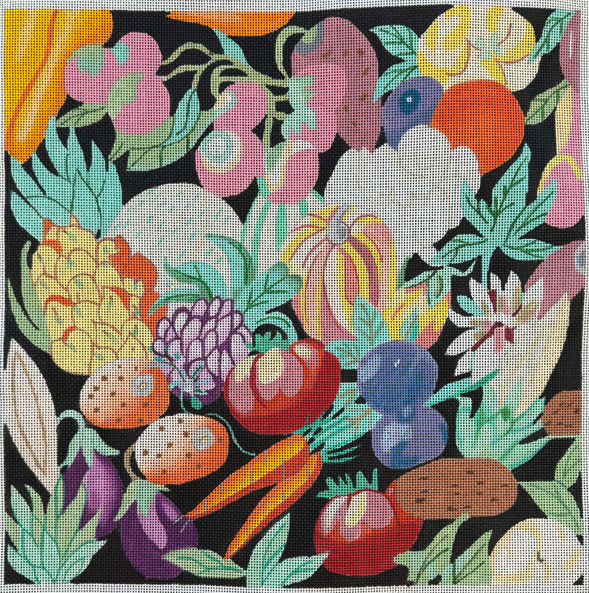 Vintage Canvas - Vegetable Pillow