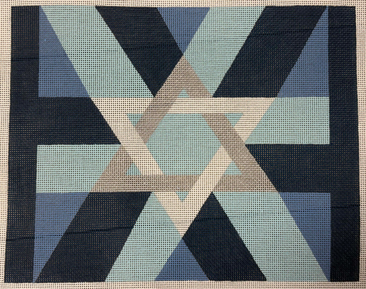 Silver/White Star Tallit