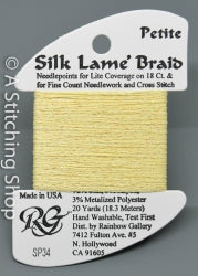 Petite Silk Lame Lemon SP034