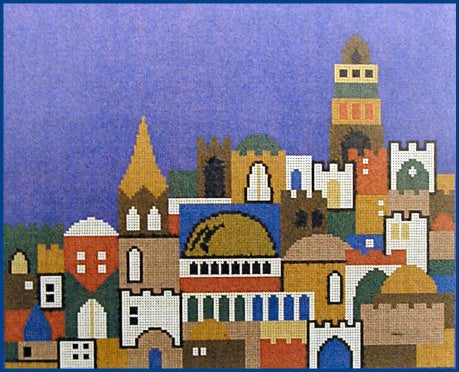 Jerusalem Blue Sky Tallit