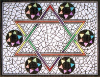 Jewish Star tallit