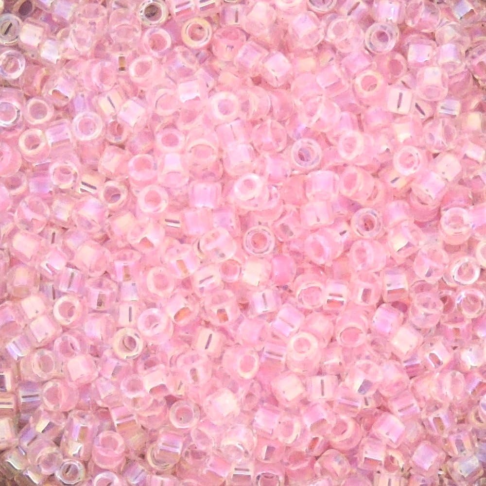 Delica Beads Lined Pink DB071