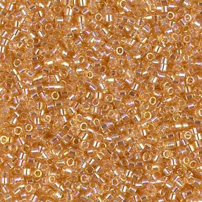 Delica Bead Transparent Light Topaz AB DB100