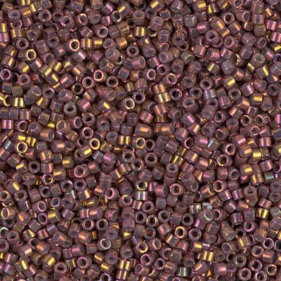 Delica Beads Met Tea Berry Gold Iris DB1013