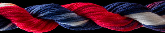 TW10865 US Flag Overdyed Cotton Floss