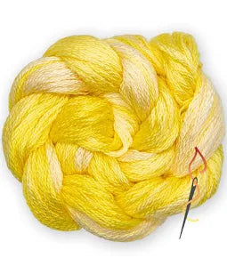 TW31109 Overdyed Pearl Cotton #3 Lemon Ice