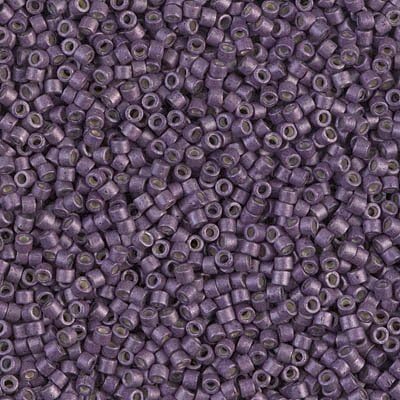 Delica Beads Galvanized Plum Frost Matte DB1174