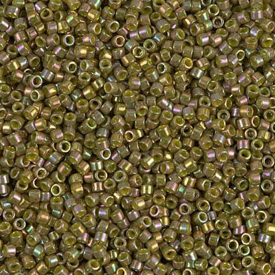 Delica Bead Opaque Golden Olive Gold Luster DB133