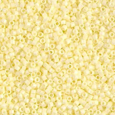 Delica Beads Lt Honey Opal  Op Pale Yellow DB1491