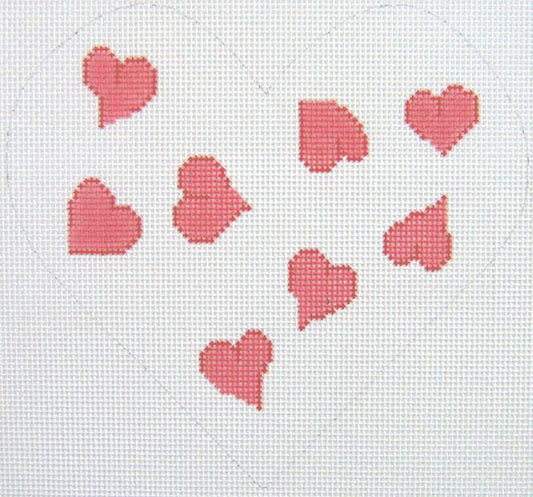 Heart Pillow Pink