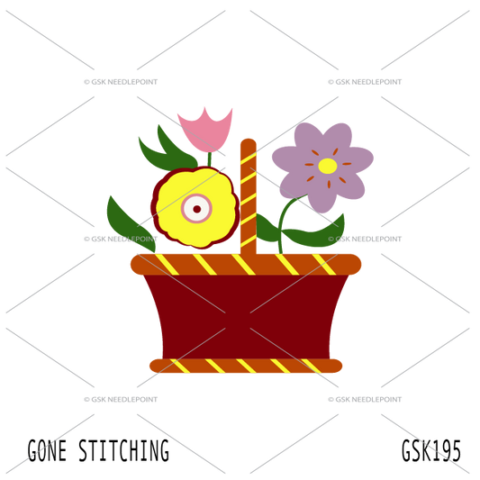 Beginner Kit: Flowers in basket