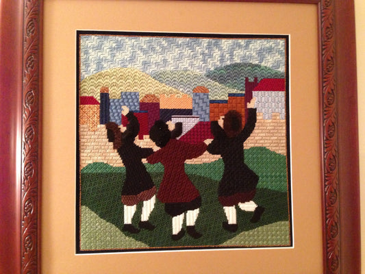 Dancing Chassidim Tallit