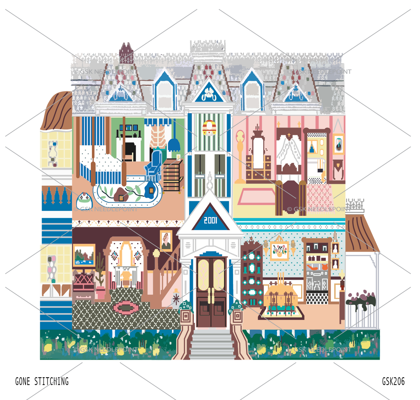 Doll House - UV Print, 13 Count