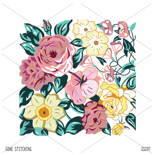 Rosies and Posies Flowers - UV Print