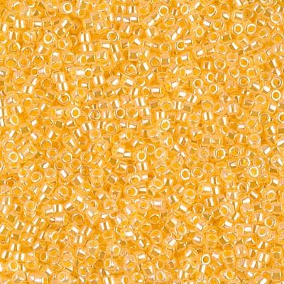 Delica Bead Ceylon Color Lined Light Daffodil Luster DB233