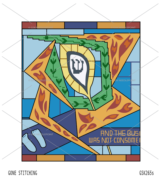 Burning Bush tallit