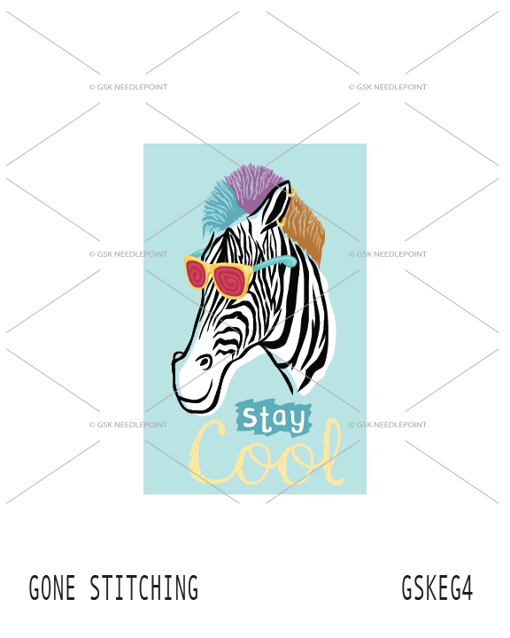 Zebra wearing Sunglasses