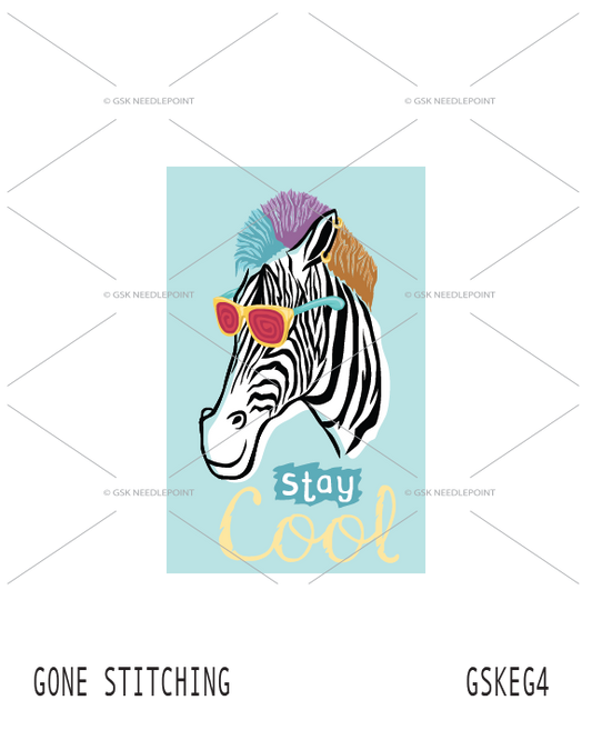 Zebra wearing Sunglasses