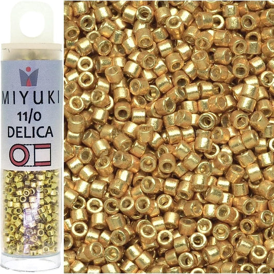 Delica Bead Duracoat Galvanized Gold DB501
