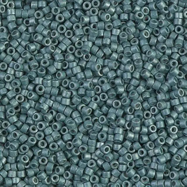 Delica Beads Galv Matte Dk Aqua DB1172
