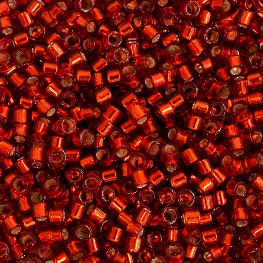 Delica Bead Silver Lined Burnt Orange DB603