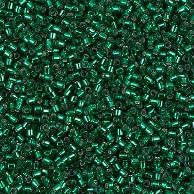 Delica Bead Silver Lined Emerald Green DB605