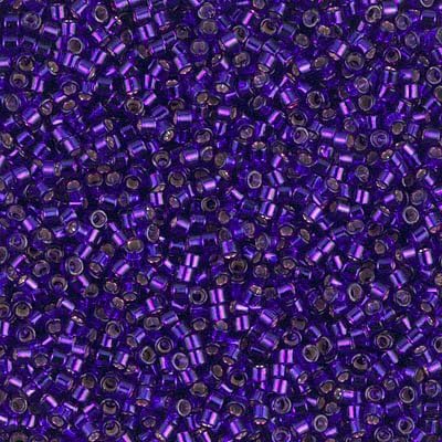 Delica Beads Silver Lined Royal Purple DB610