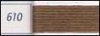 DMC Floss Drab Brown Very Dark 610